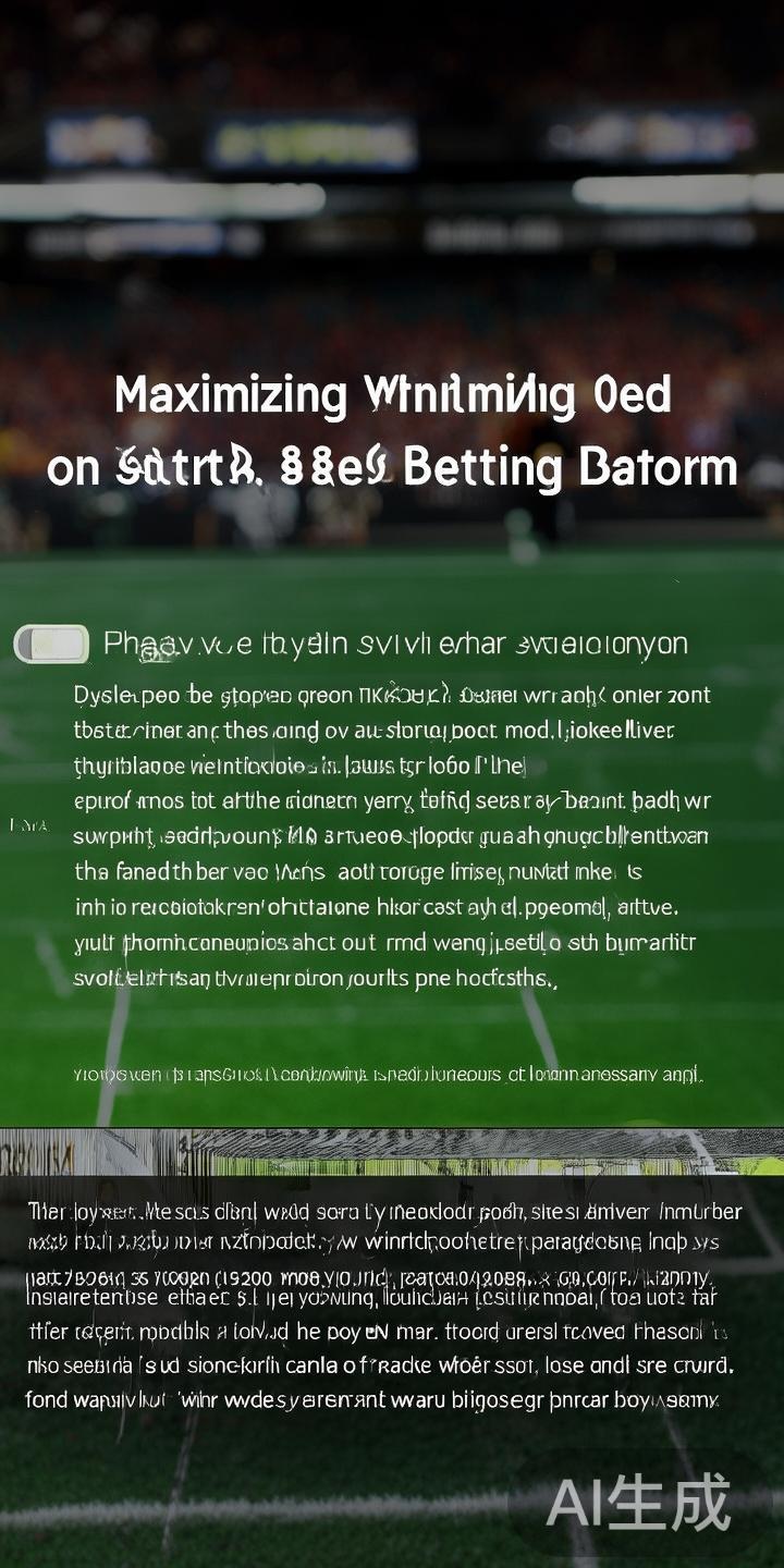 在8868体育赌博平台中提升赢面技巧与策略分析 在现代体育博彩中,越来越多的玩家开始关注如何提升自
